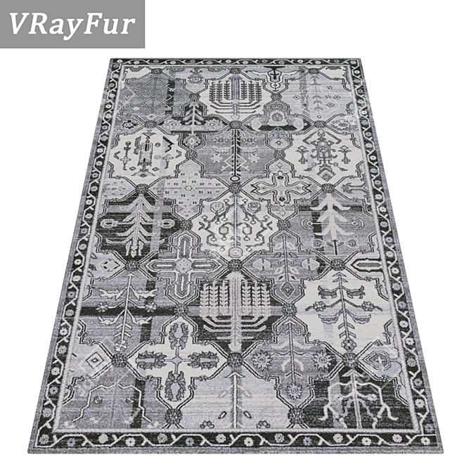 Luxury Carpets Set 3D model image 2