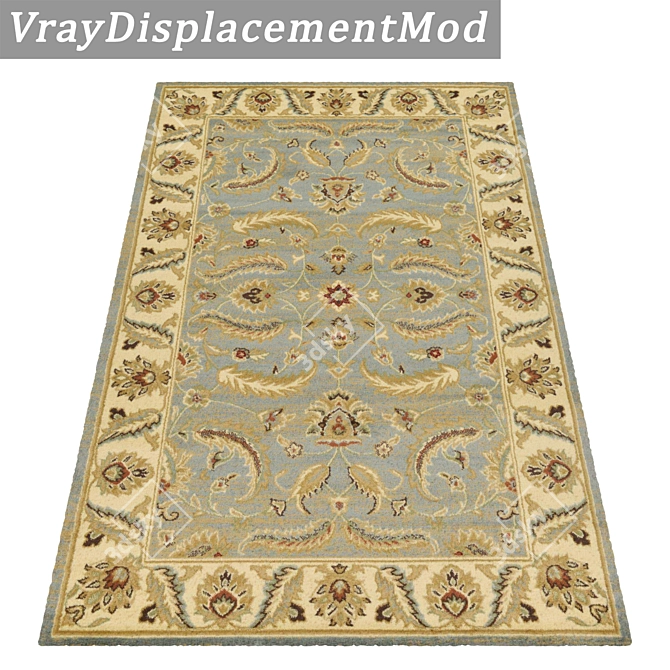 Luxury Carpet Set: High-Quality Textures 3D model image 3