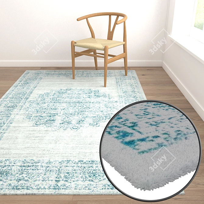 Versatile Carpet Set for High-Quality Renders 3D model image 5