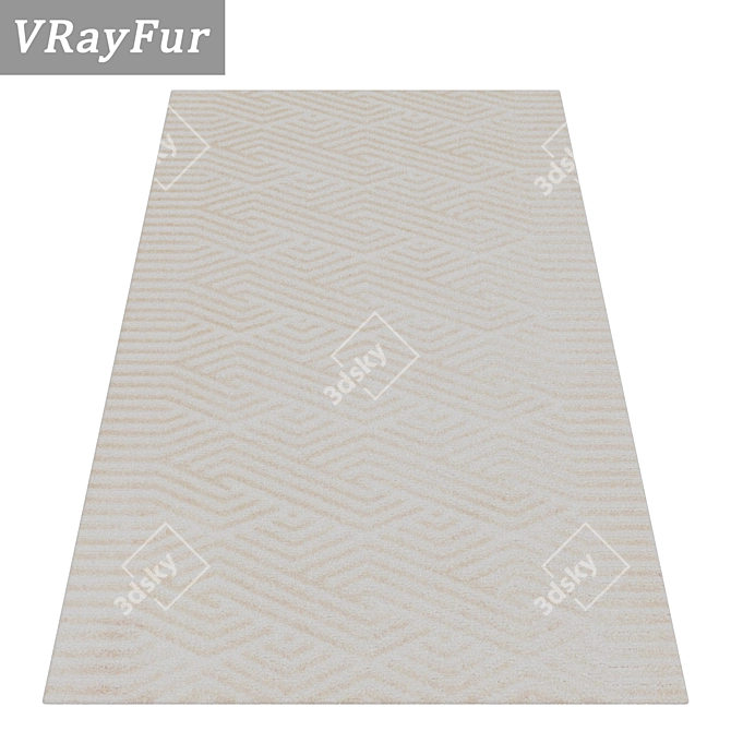 Luxury Carpets Set: High-Quality Textures. 3D model image 2