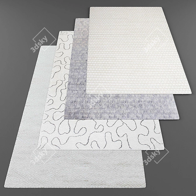 Modern Style Rug Collection 3D model image 1