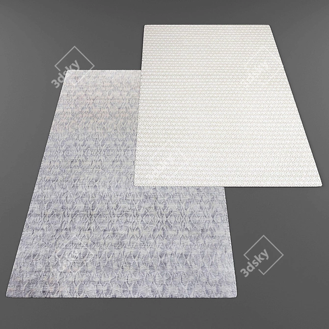 Modern Style Rug Collection 3D model image 2