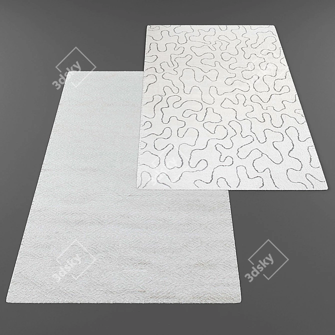 Modern Style Rug Collection 3D model image 3