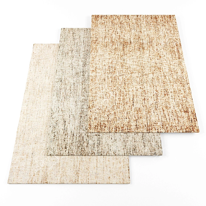 6-Piece High-Resolution Rugs Set 3D model image 1