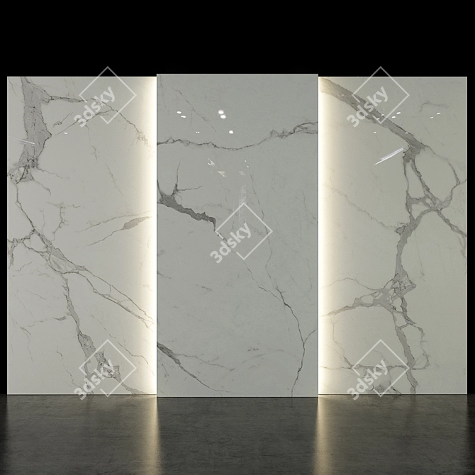 109-Piece Stone Marble Set 3D model image 1