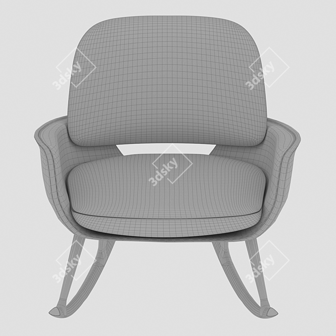 Elegant Martha Chair by Lazzeroni 3D model image 9