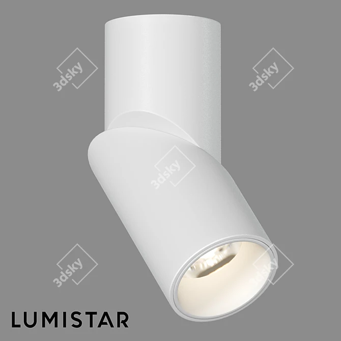 OM Slider Lumistar: Sleek & Powerful LED Spotlight 3D model image 4