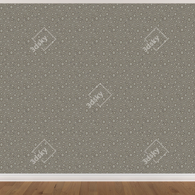 Seamless Wallpaper Set (3 Colors) 3D model image 2