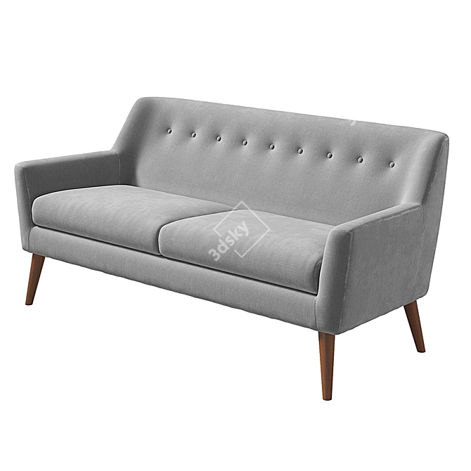 Vita KAZA Sofa: Compact, Stylish, Functional 3D model image 3