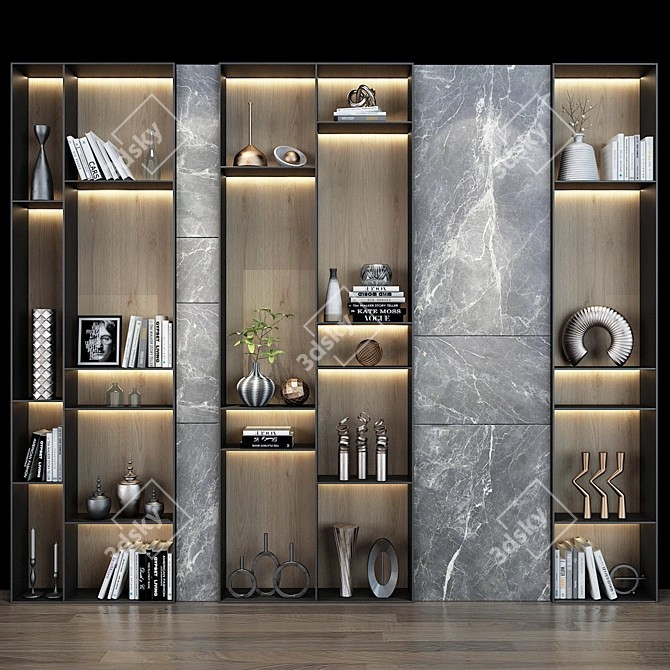 Elegant Storage Solution: Cabinet 264 3D model image 1