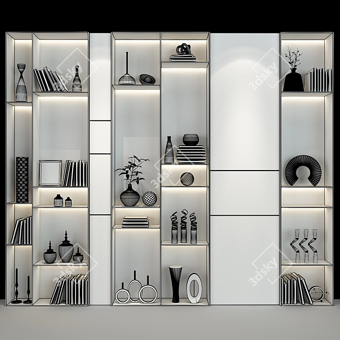 Elegant Storage Solution: Cabinet 264 3D model image 2