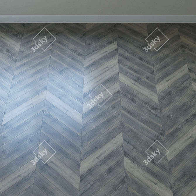 Tyrolean Oak Silver Laminate 3D model image 3