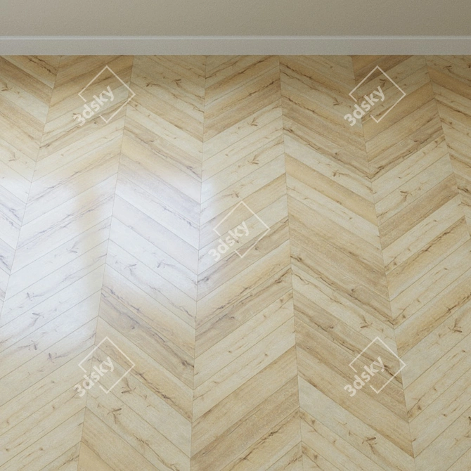 Cream Oak Laminate: Wineo 500 Small 3D model image 3