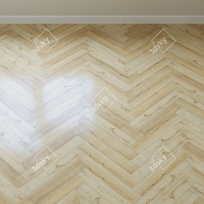 Cream Oak Laminate: Wineo 500 Small 3D model image 4