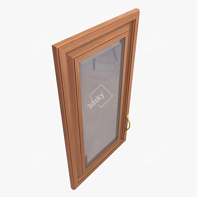 Classic Cabinet Door - 3D Model 3D model image 3