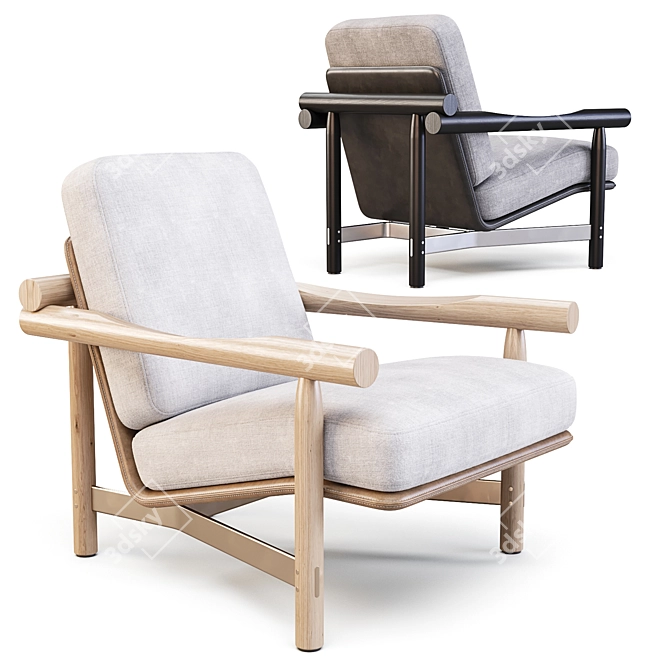 District Eight: Stilt - ArmChair
Streamlined Elegance & Intuitive Comfort 3D model image 2