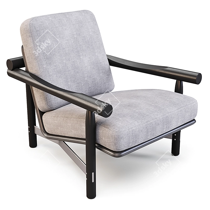 District Eight: Stilt - ArmChair
Streamlined Elegance & Intuitive Comfort 3D model image 3