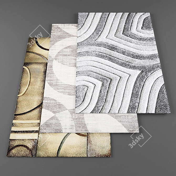 High-Res Carpets Collection 3D model image 1