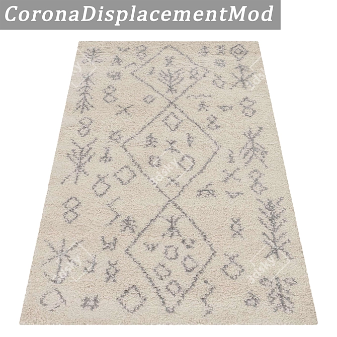 Versatile Carpets Set for Detailed Renderings 3D model image 4