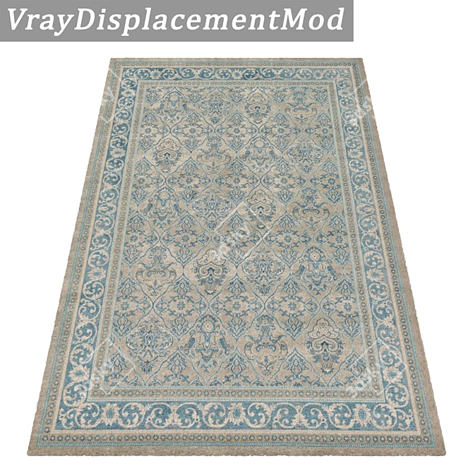 Luxury Carpets Set - High Quality Textures 3D model image 3