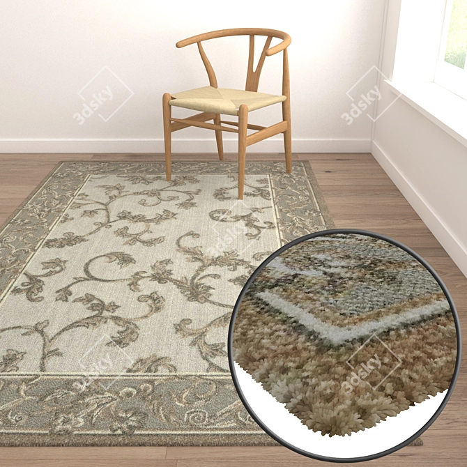 Versatile Carpets Set 3D model image 5