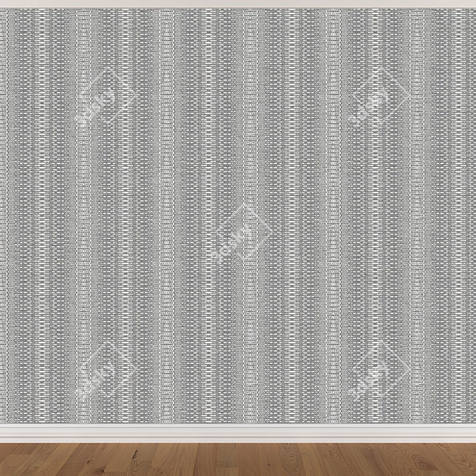 Seamless Wallpaper Set (3 Colors) 3D model image 2