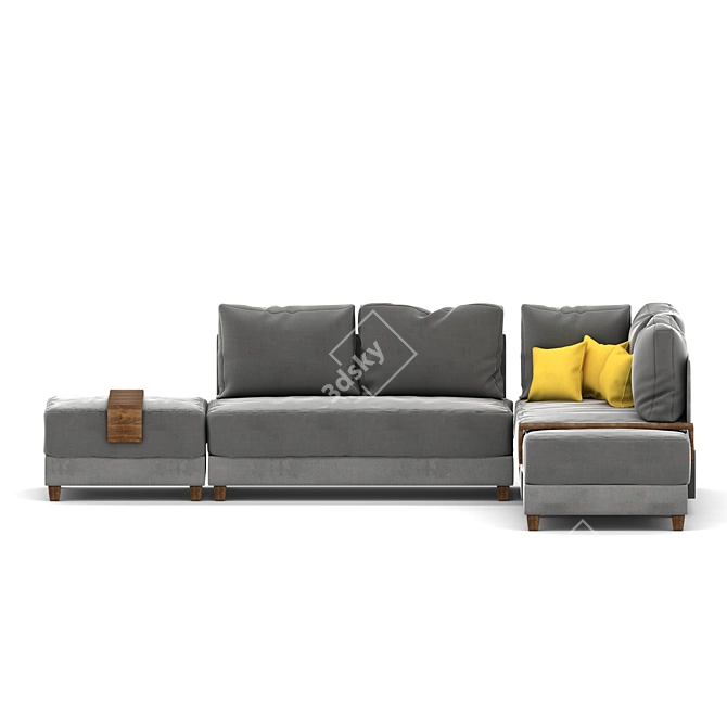 Modern Koctas Fly Sofa, 3Ds Max 2016 3D model image 3