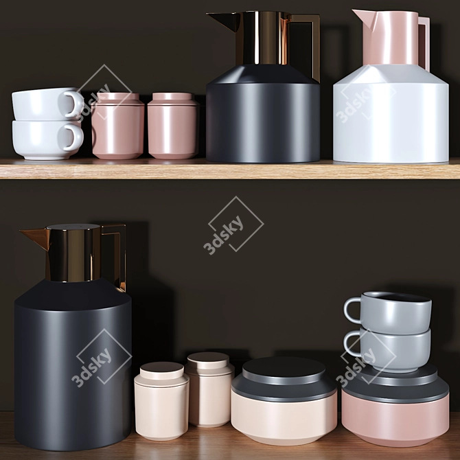 Scandi Kitchen Essentials 3D model image 1