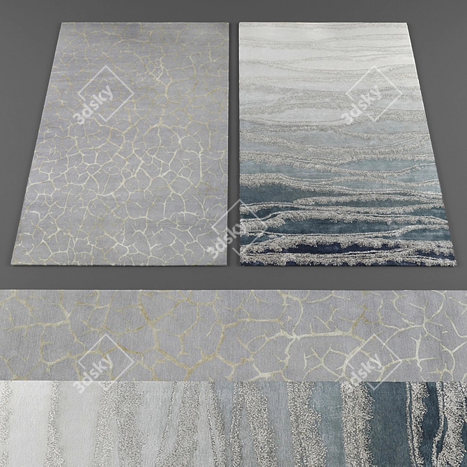 Artistic Rugs Collection 3D model image 3