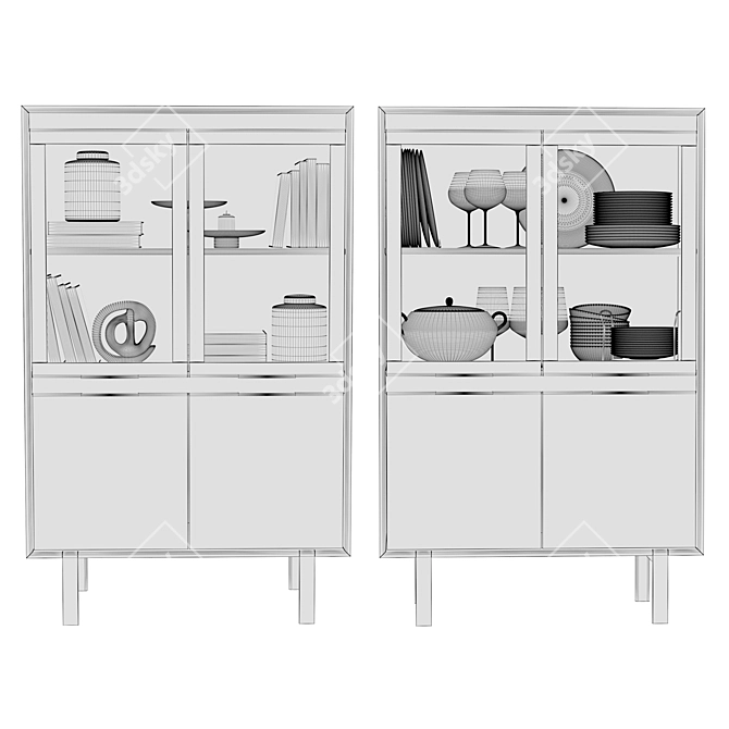 Dantone JP 6.0 Glass Showcase 3D model image 3