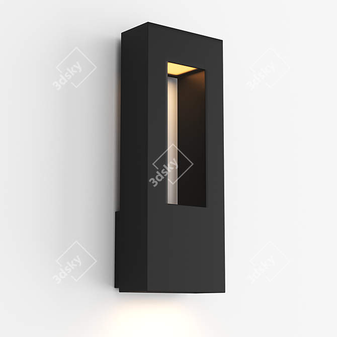 Hinkley Atlantis LED Outdoor Wall Sconce 3D model image 1