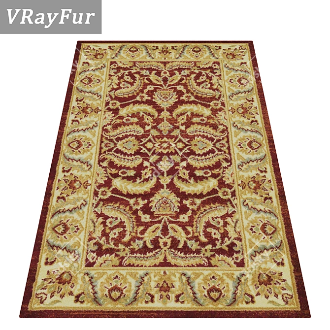 High-Quality Carpet Set 3D model image 2