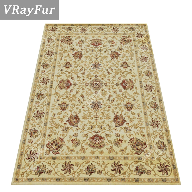 High-Quality Carpet Set 3D model image 2