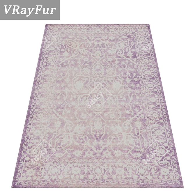  Versatile Carpets Set for 3D Renders 3D model image 2