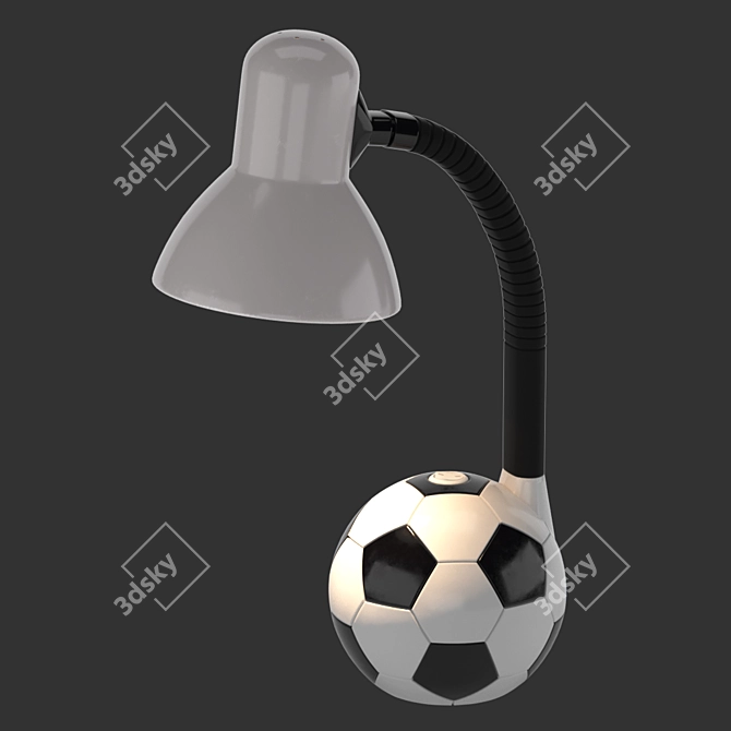 Soccer Ball Table Lamp 3D model image 2