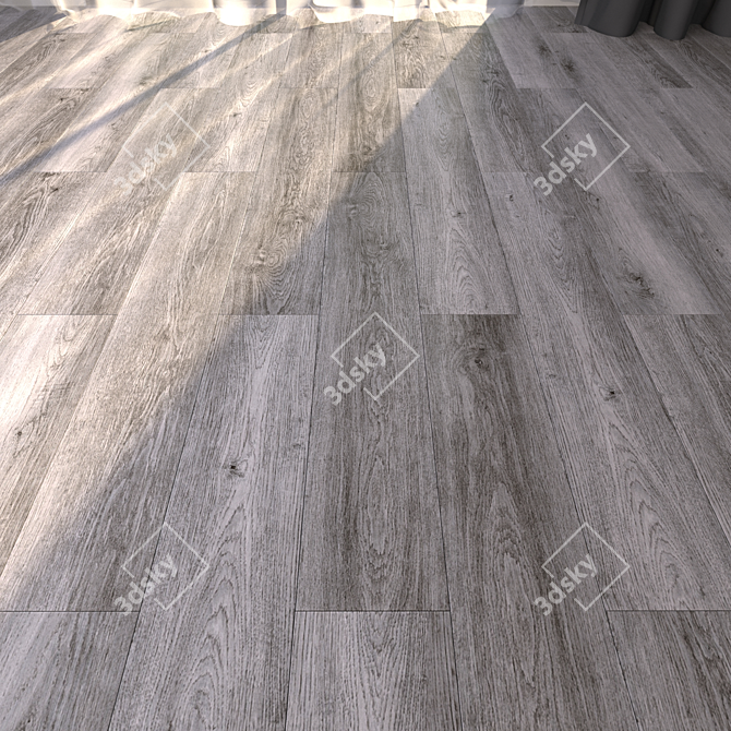 Yurtbay Barkwood Ash: Versatile, High-Quality Flooring 3D model image 1