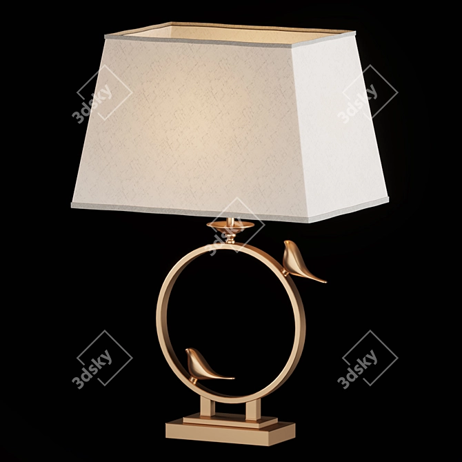 Elegant Rizzi Table Lamp 3D model image 1