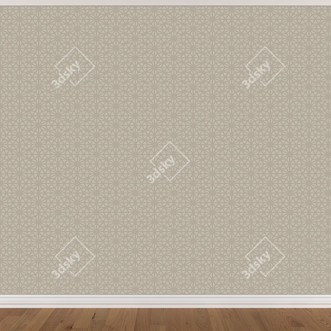 Seamless Wallpaper Set (3 Colors) 3D model image 4