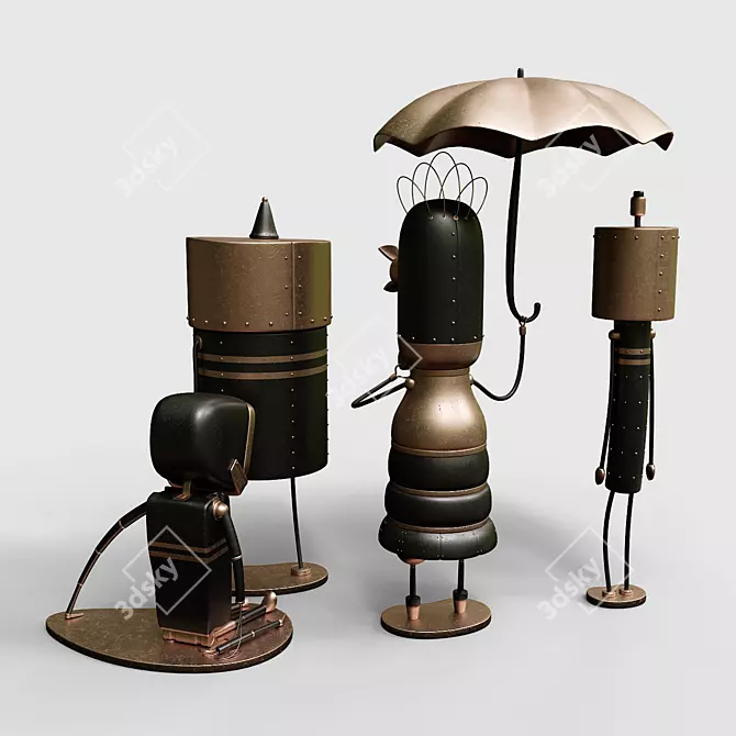 Mechanical Marvels Collection 3D model image 3