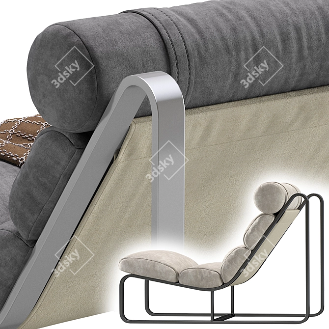Coco Republic Bryson Occasional Chair: Elegant and Versatile Design 3D model image 2