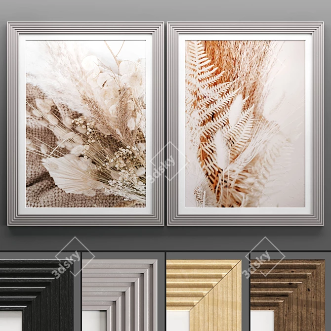 Creative Art Frames: Texture Collection 3D model image 1