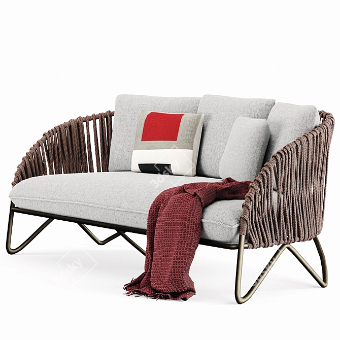 Stylish Branzie Sofa for Indoor and Outdoor Use 3D model image 2