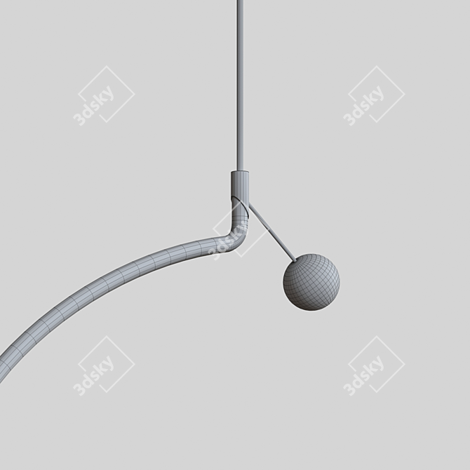 Luxe Liaison M1 Pendant Lamp 3D model image 4