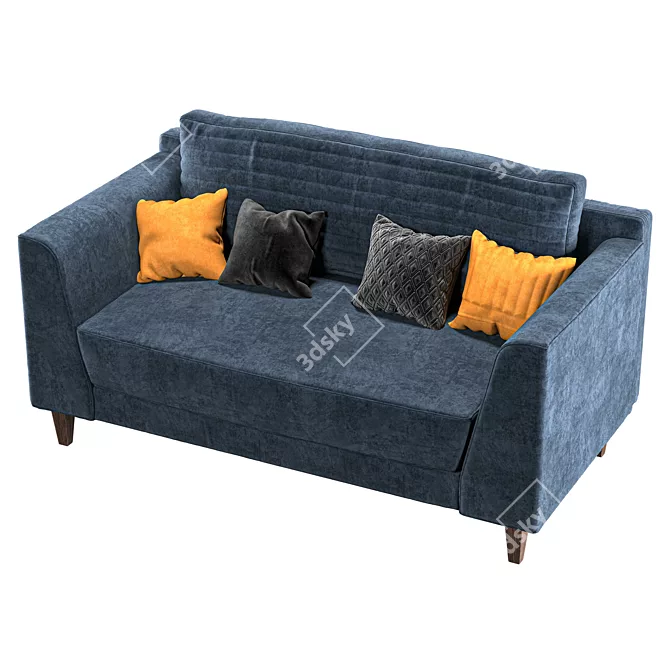 Stylish Single Seater Sofa 3D model image 5