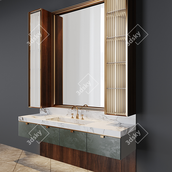 Luxury Bath Set: Inspired by Studia-54.ru 3D model image 2