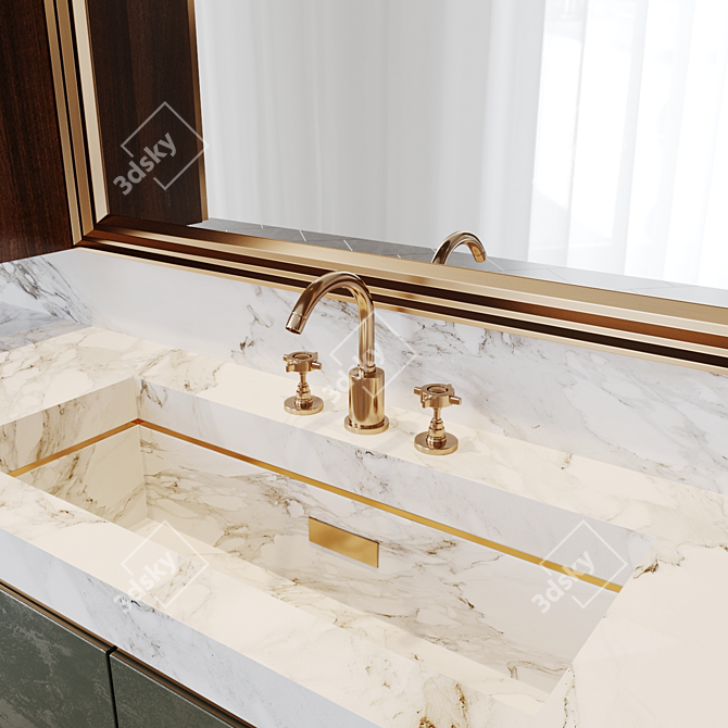 Luxury Bath Set: Inspired by Studia-54.ru 3D model image 4