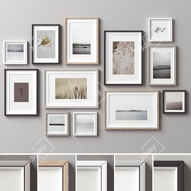 Versatile Framed Memories Set 3D model image 1