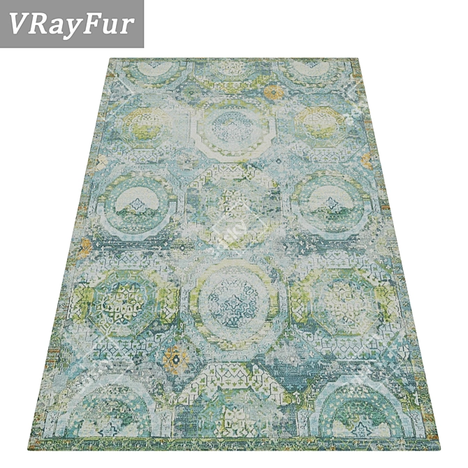 Luxury Carpets Set 3D model image 2