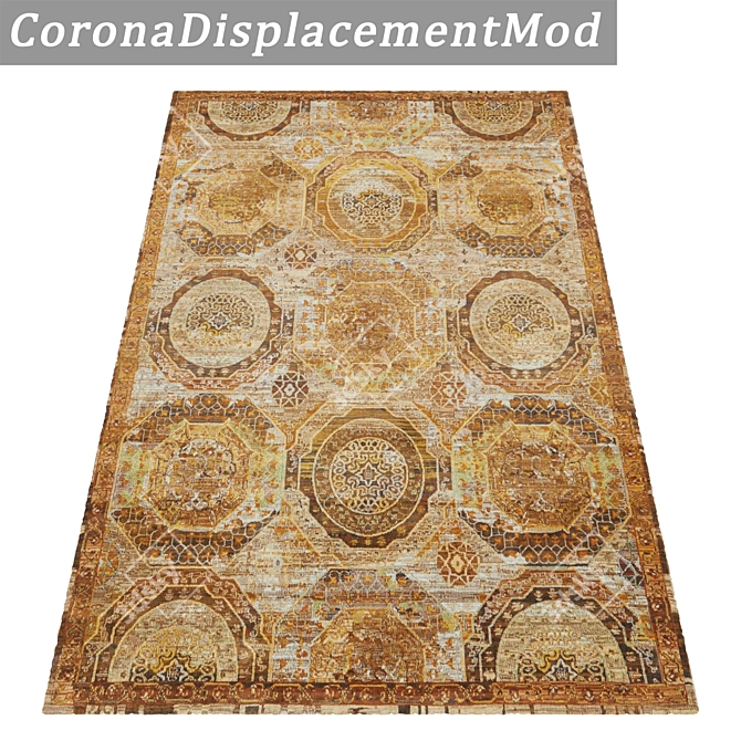 Luxury Carpets Set 3D model image 4