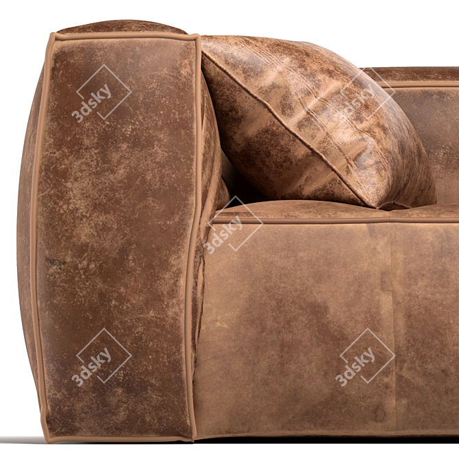 Vintage Leather Copa Sofa 3D model image 3